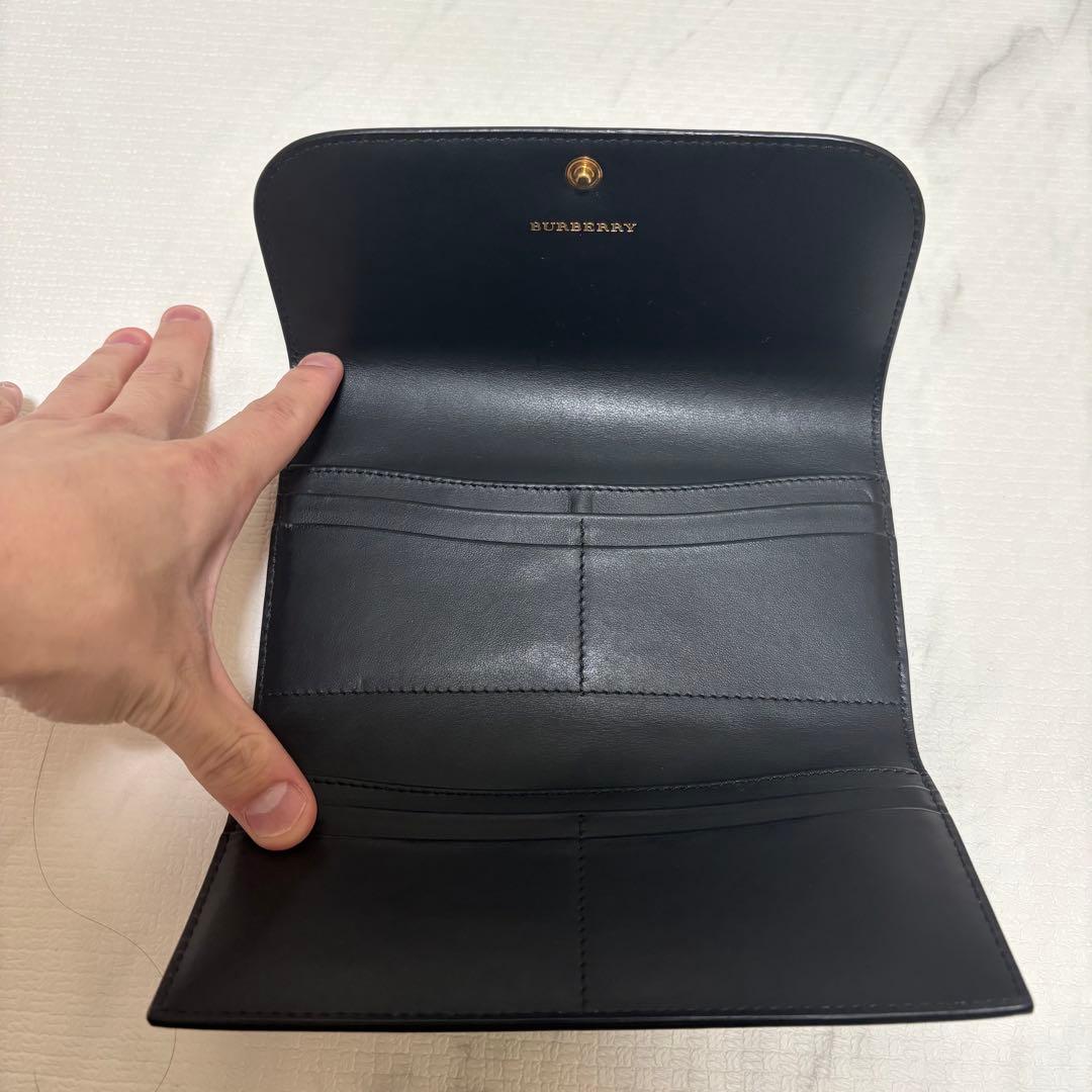 Burberry チェック柄 長財布