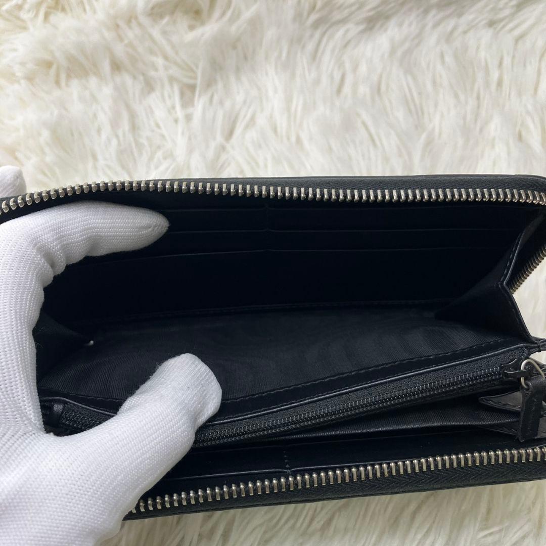 未使用級✨グッチ　長財布　ラウンドファスナー 虎　タイガー　メンズ