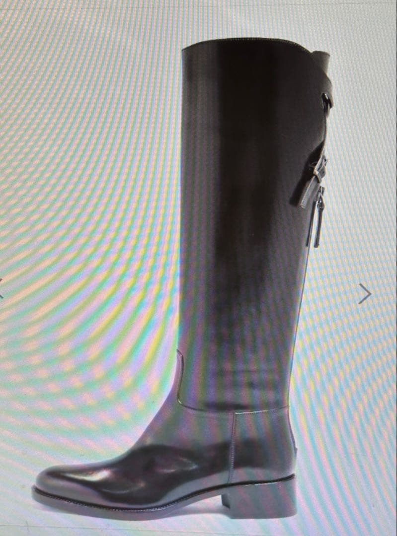 #PARTRE サルトルロングブーツ　黒　38