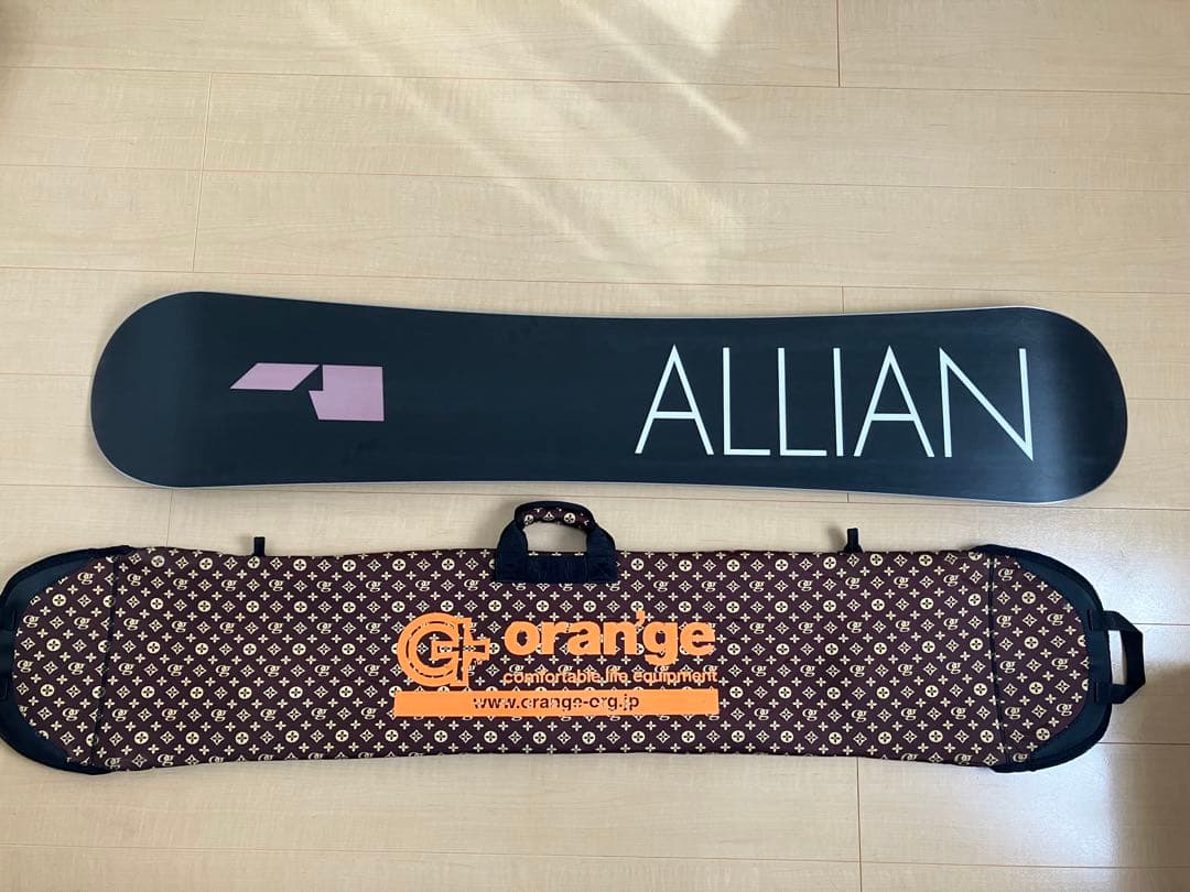 スノーボード板&ビンディング　ALLIAN PRISM girl、FLUX