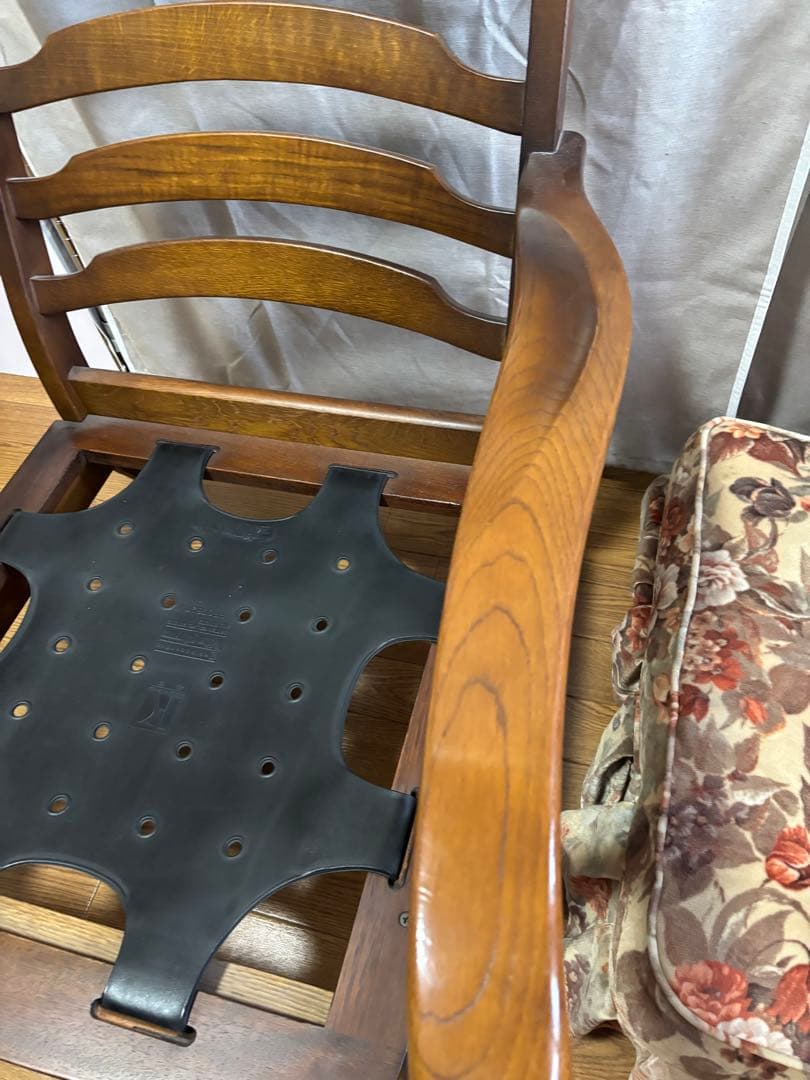 【美品】飛騨産業　キツツキ　アームチェア　一人掛けソファ レトロ ヴィンテージ