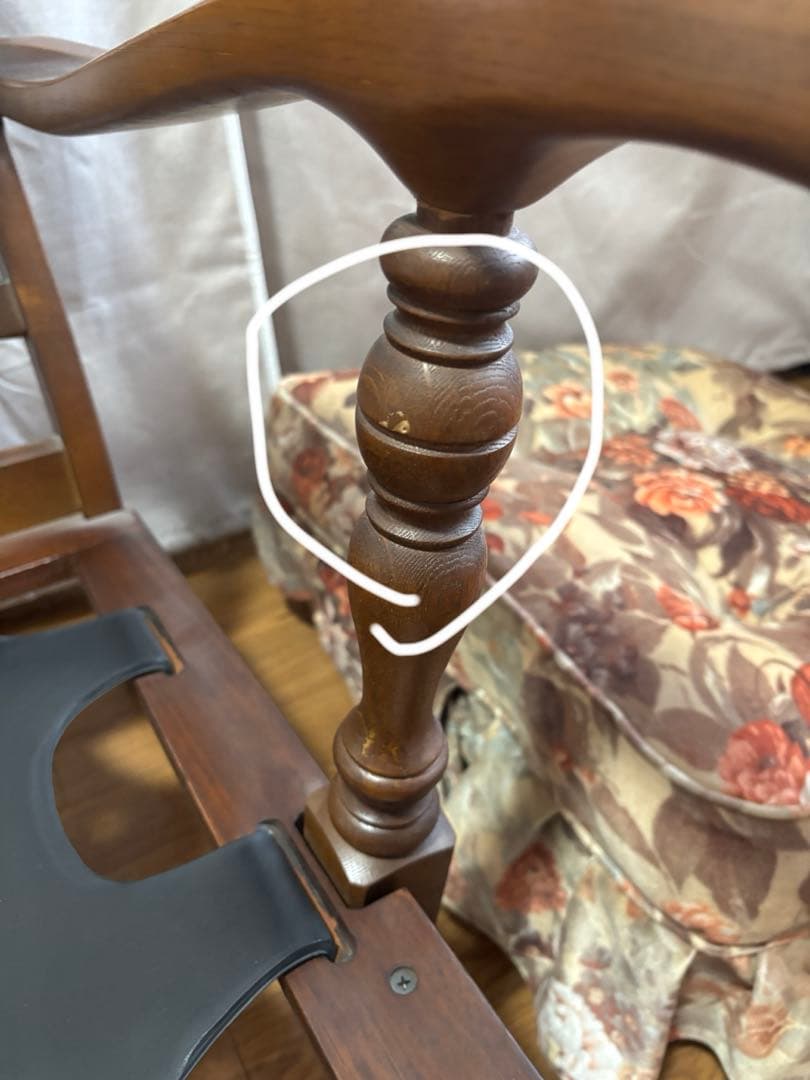 【美品】飛騨産業　キツツキ　アームチェア　一人掛けソファ レトロ ヴィンテージ