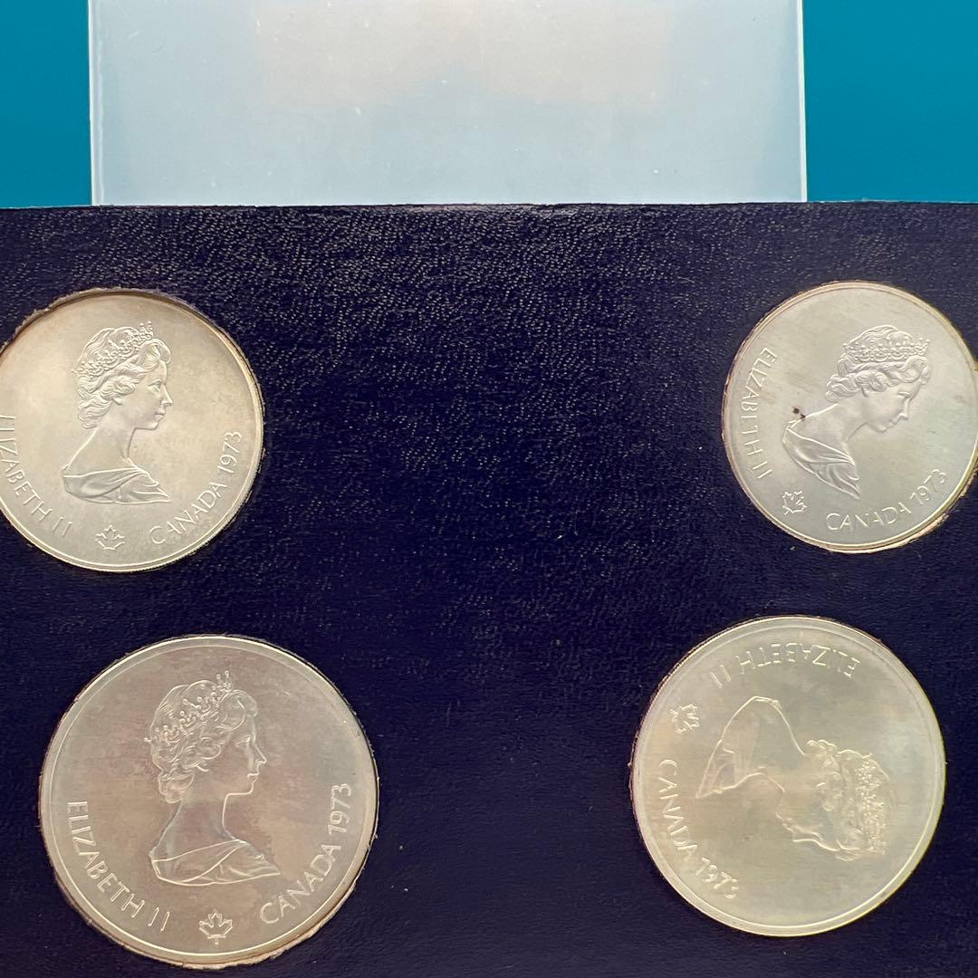 カナダ モントリオールオリンピック記念銀貨 4枚セット