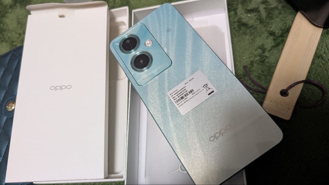 OPPO グローグリーン スマートフォン 本体シムフリー