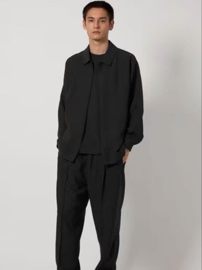 【美品サイズS】DAISUKE OBANA コーチジャケット　ブラック