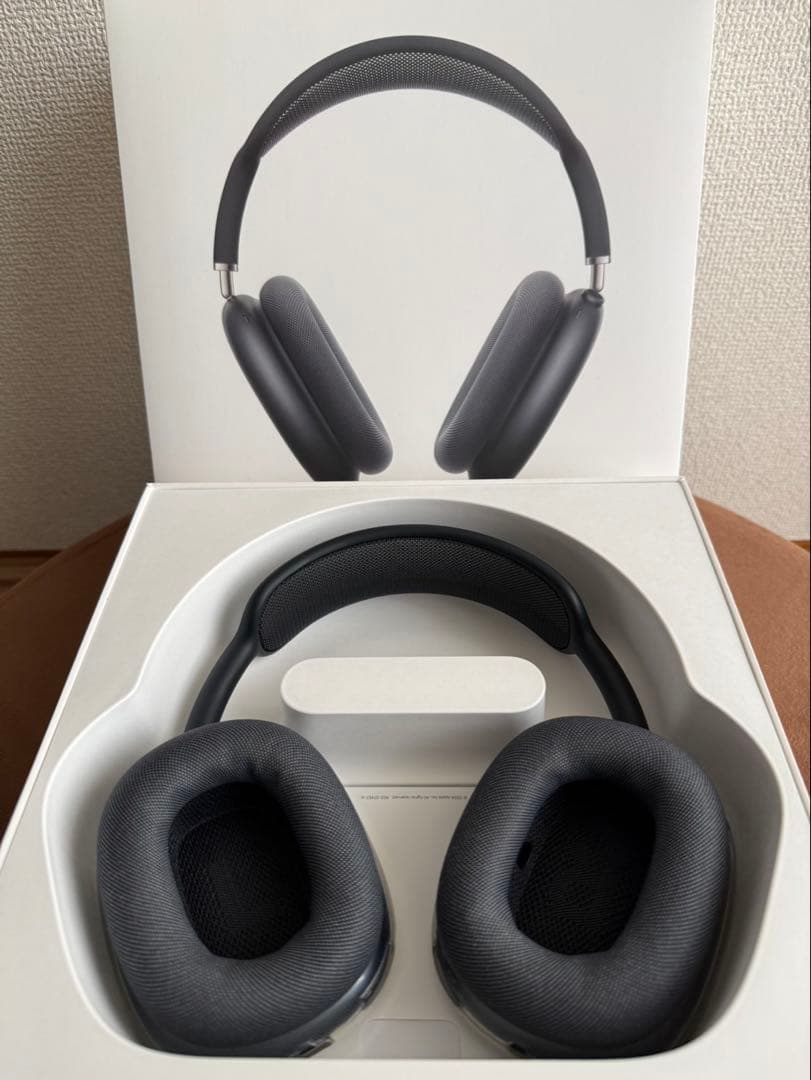 美品AirPods Max 第二世代 ミッドナイト 箱あり 保証あり ケース付