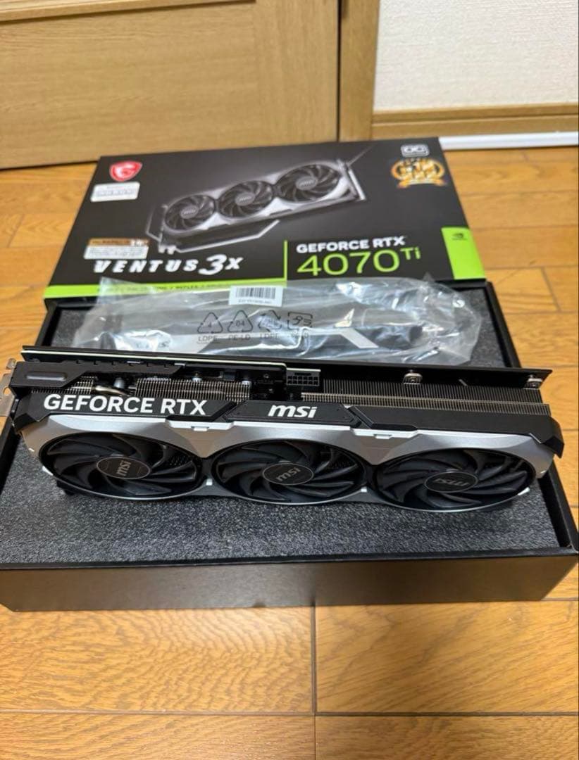 グラフィックボード・グラボ・ビデオカード MSI GEFORCE RTX 4070 Ti VENTUS 3X OC