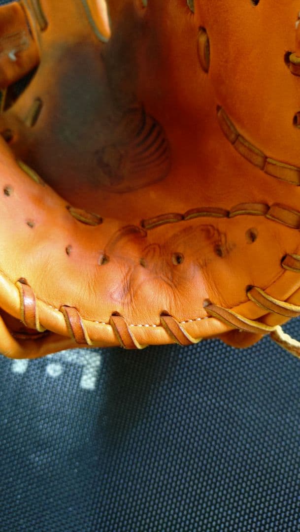 Slugger KSN-25PS 軟式用グローブ オレンジ 内野用