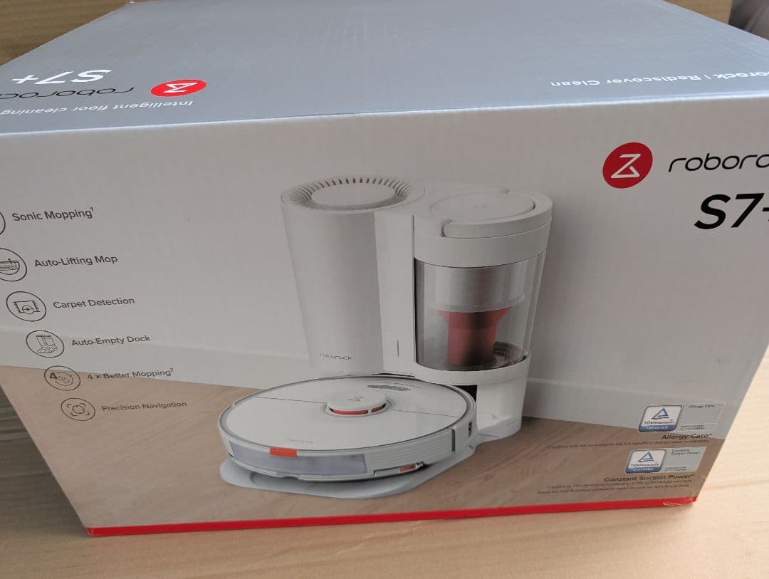 Roborock S7+　ロボット掃除機　S7P02-04　展示未使用品