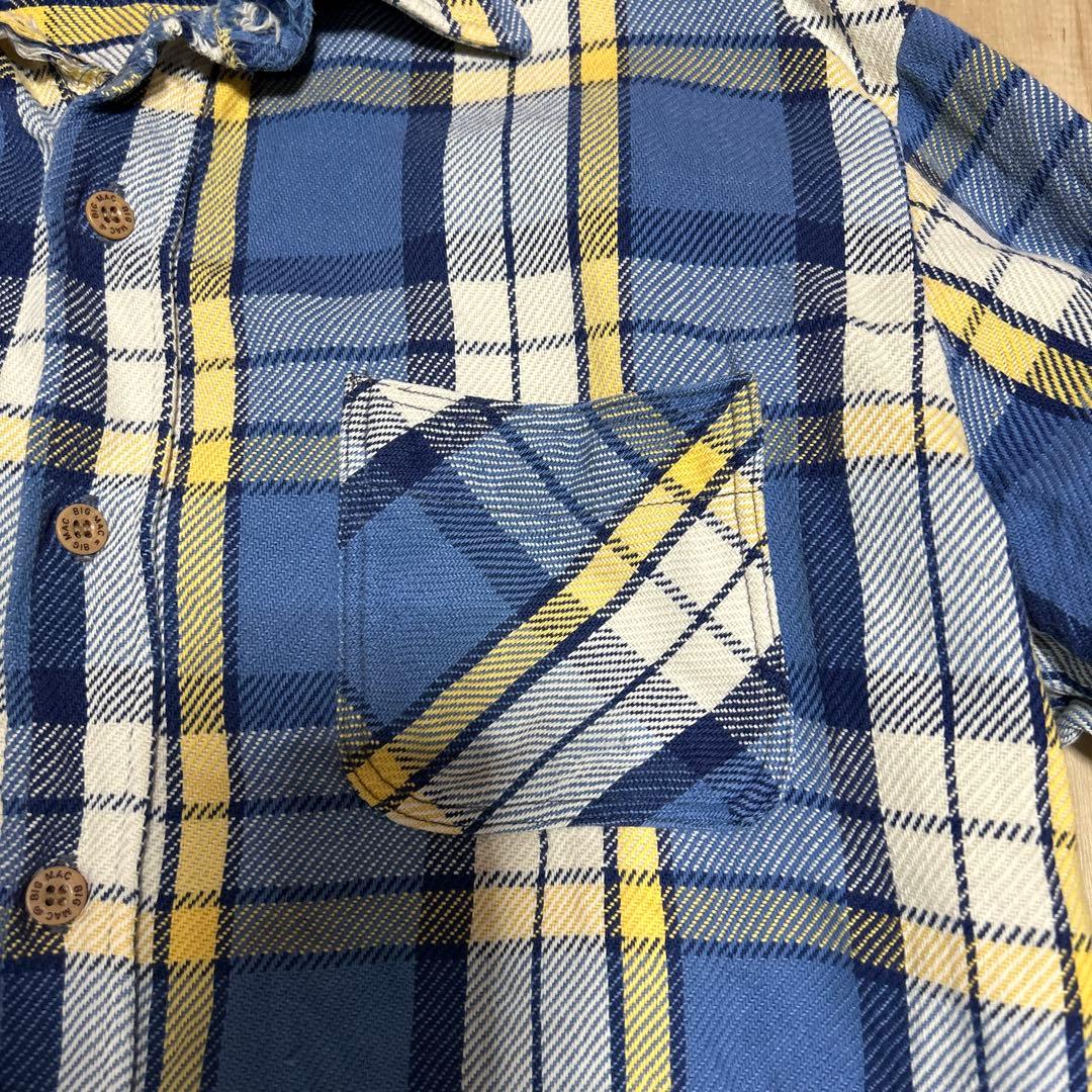 A*D様 BIG MAC チェック柄ネルシャツ Lサイズビンテージ７０年代稀少