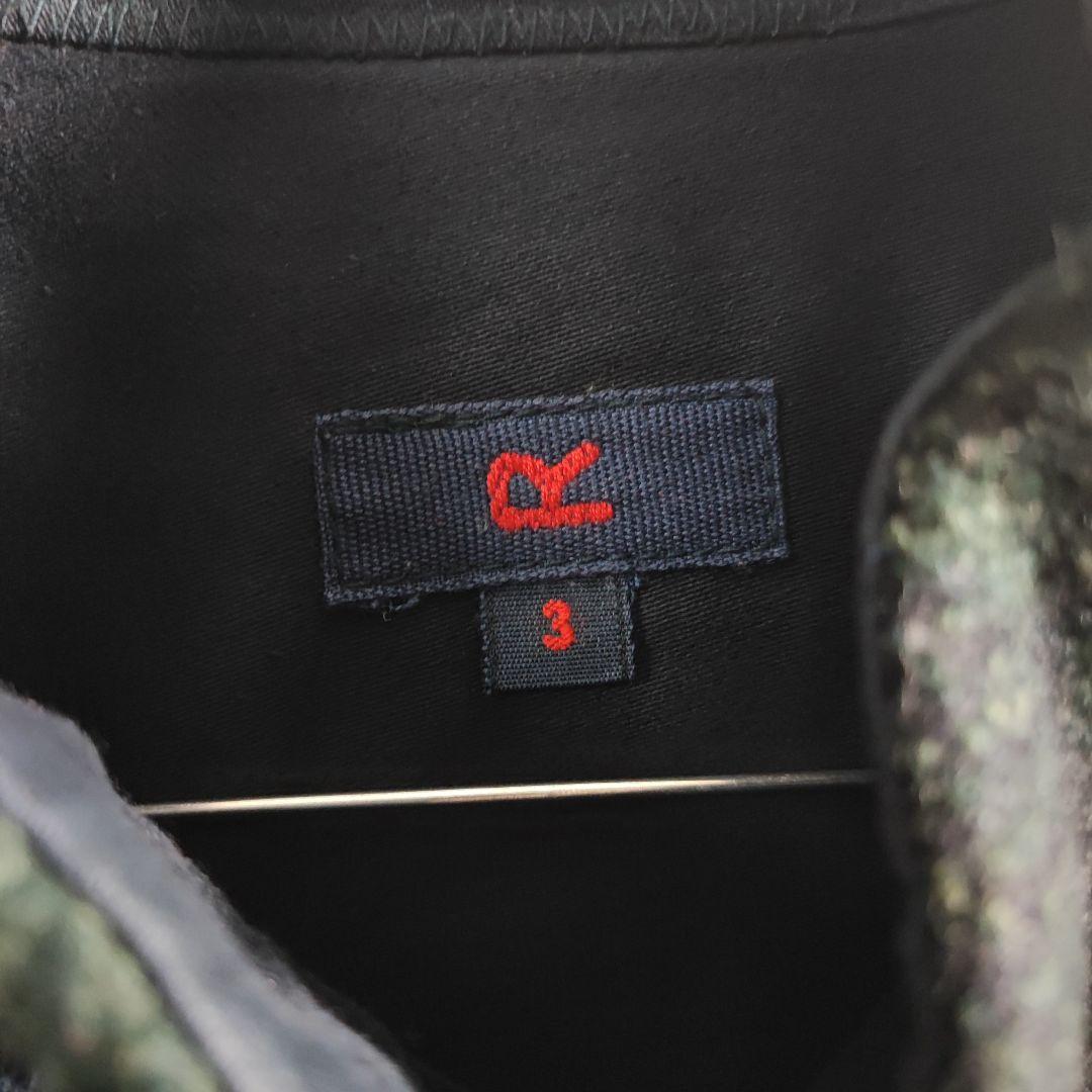 45rpm ダッフルコート チェック柄 ショート丈 サイズ3 Lサイズ