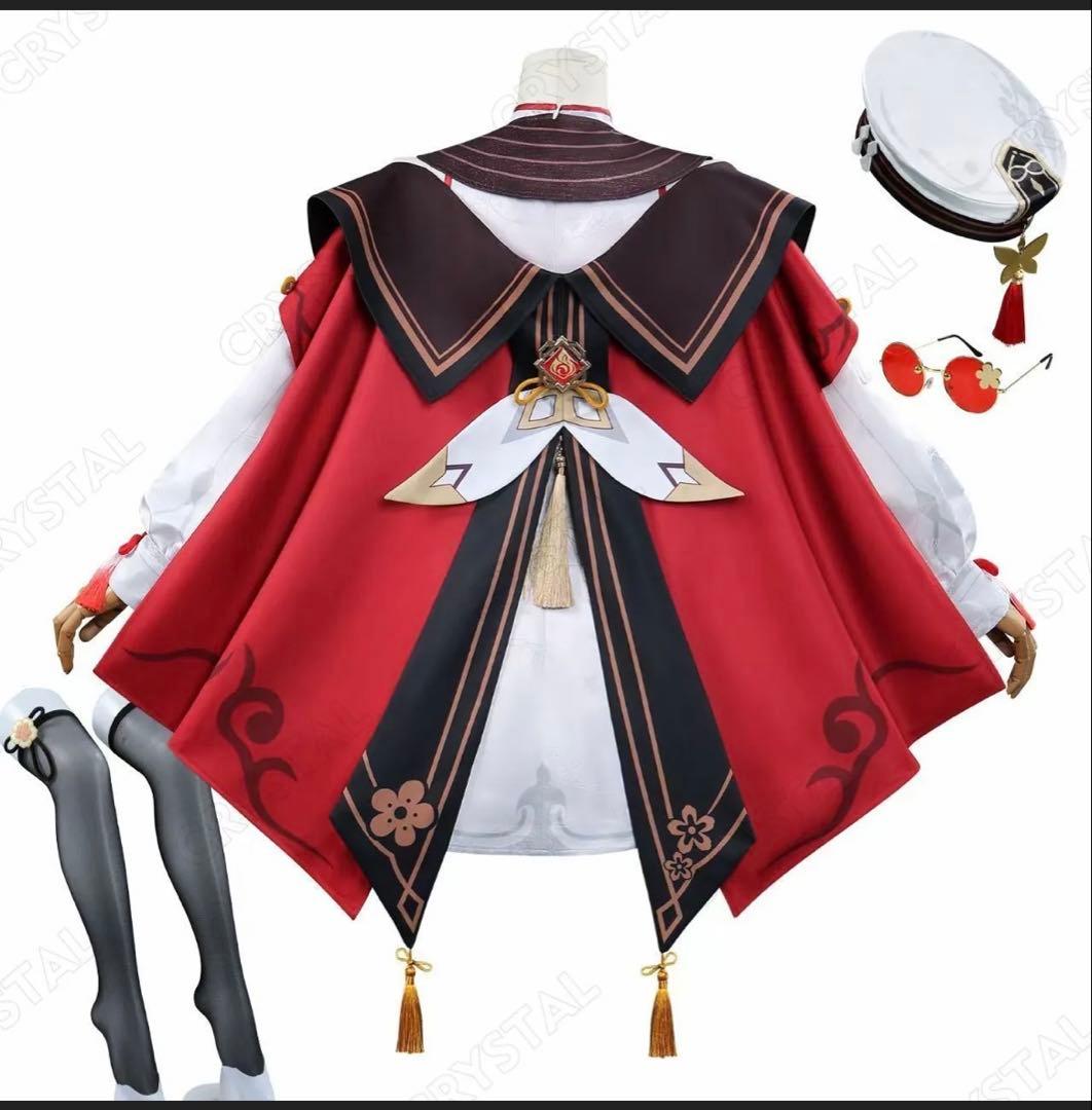 原神 胡桃 残雪に咲く紅 海灯祭 コスプレ 衣装