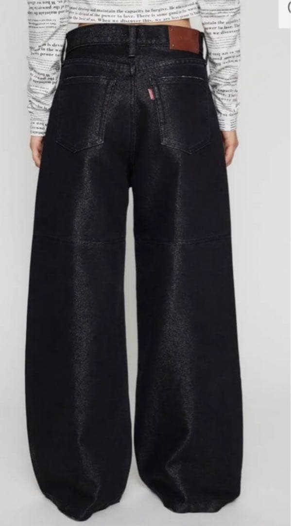 lagua gem GLOW FACE ストレートデニム