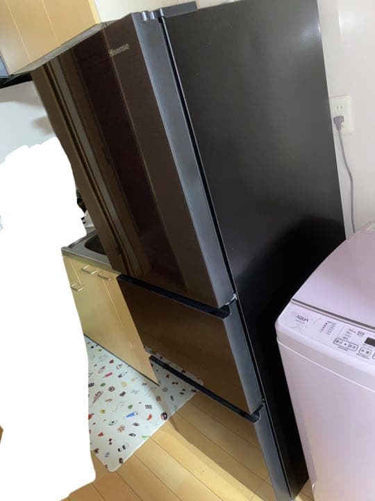 HISENSE HR-G2801BR☆冷蔵庫☆251-300L☆ブラウン