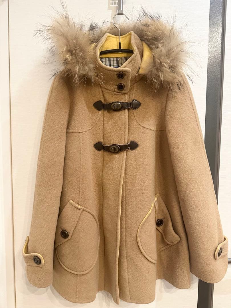 BURBERRY BLUE LABEL ダッフルコート 38 ベージュ