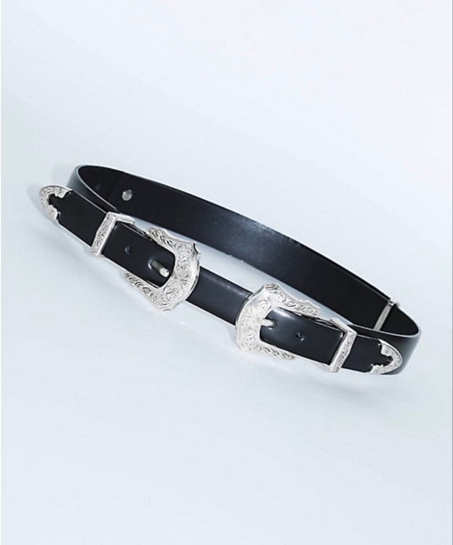 TOGA/トーガ Double buckle belt TZ261ーAH502