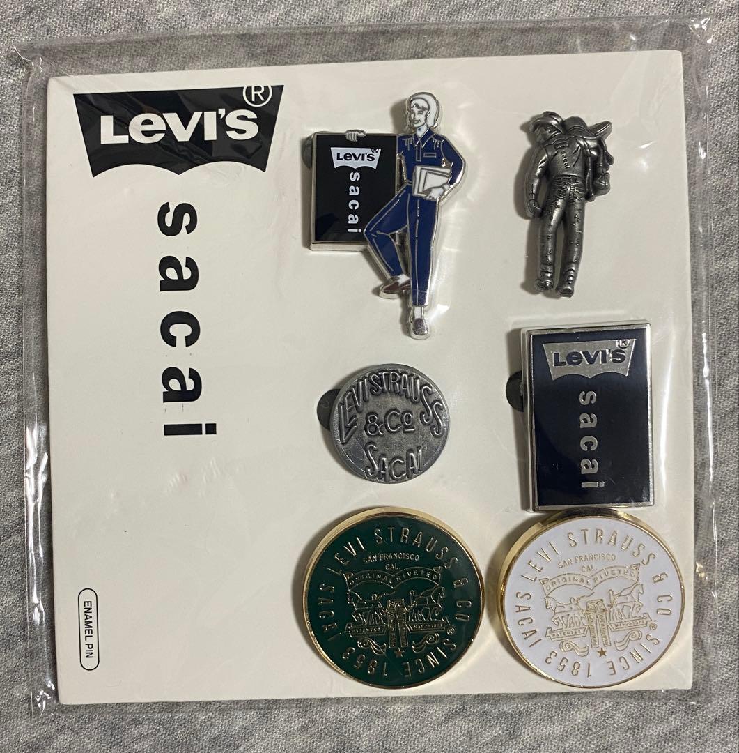 LEVI’S x SACAI コラボピンズセット(6pcs)シルバー