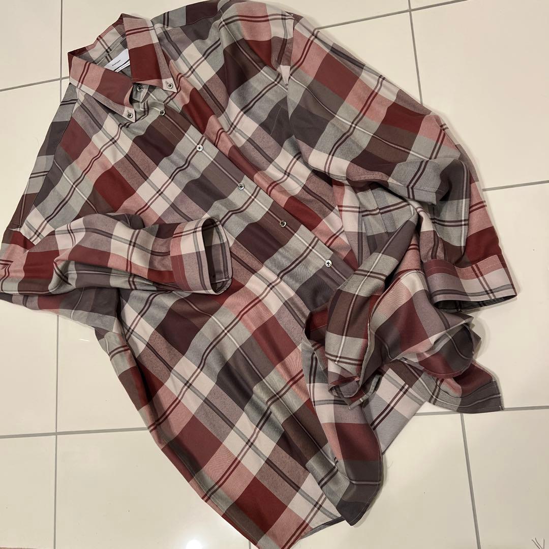 Graphpaper チェック柄 長袖シャツ F