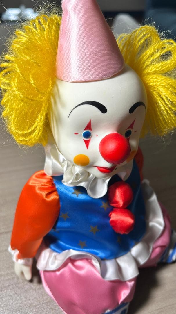 【美品・動作確認済】むらいこうじ ピエロ オルゴール人形 昭和レトロ 希少