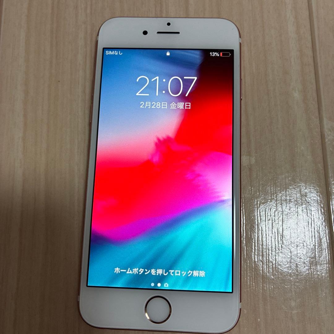 美品　iPhone6s 本体　ローズゴールド　64GB バッテリー100%