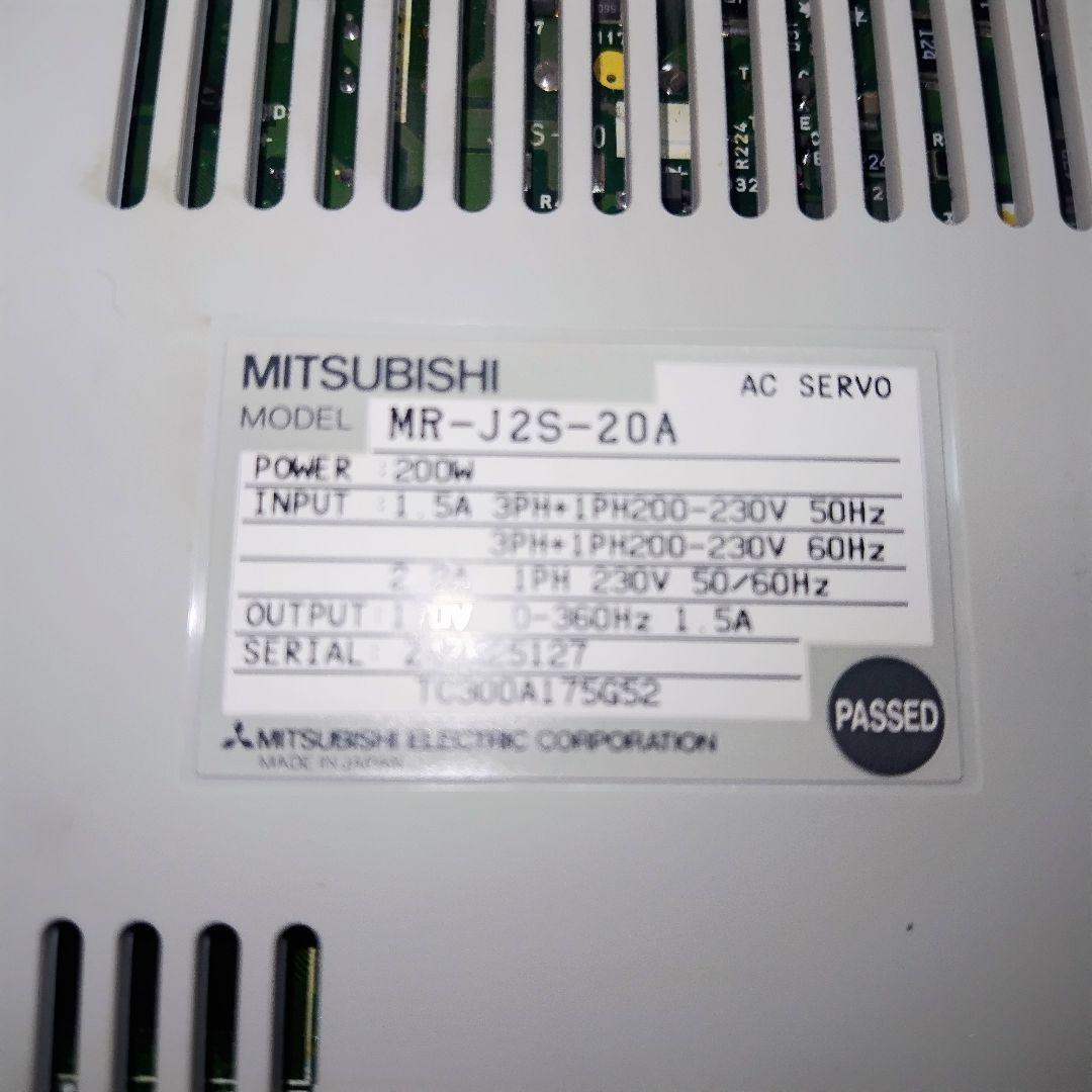 三菱電機 サーボアンプ MR-J2S-20A/サーボモーターHC-KFS23