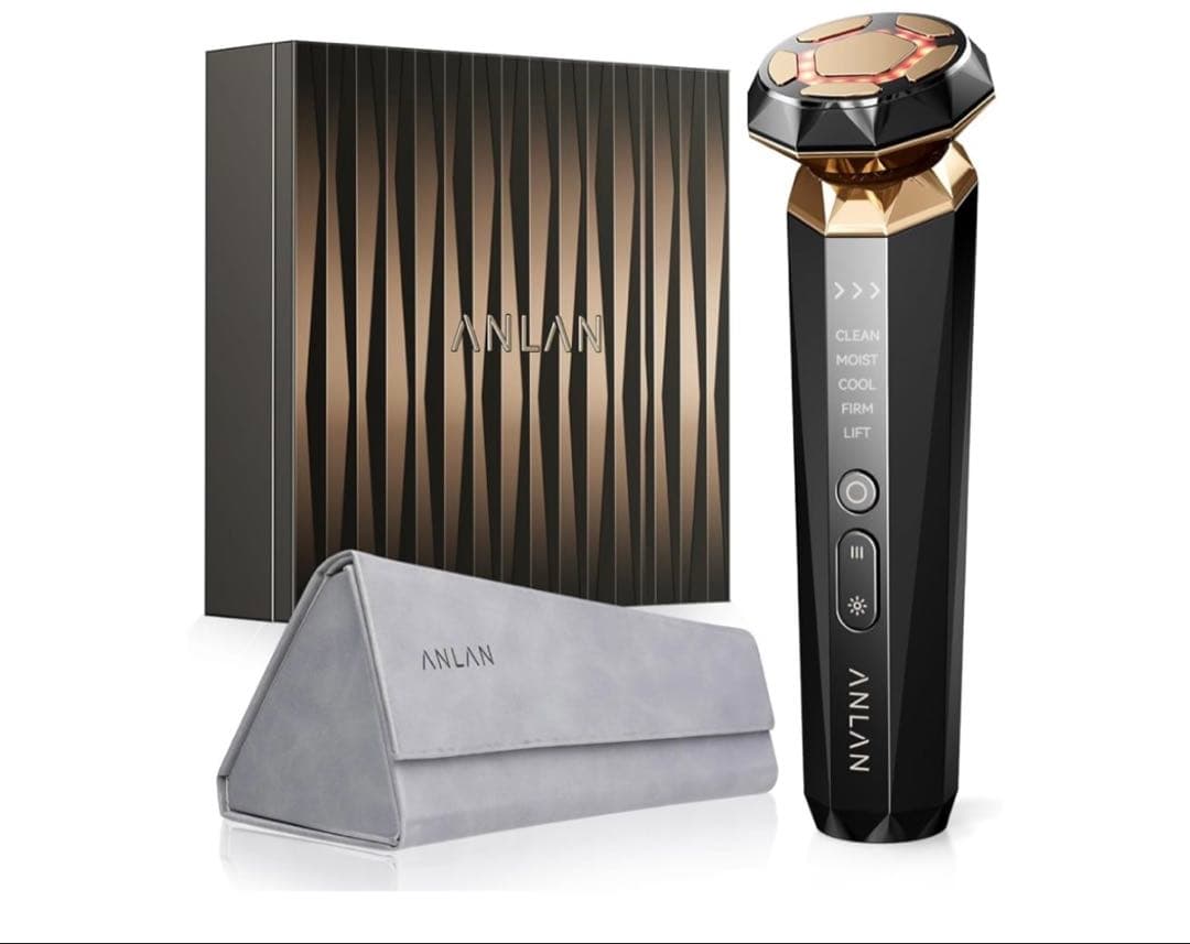 【美品】ANLAN RF温冷美顔器PRO/ RF EMS イオン 美顔器