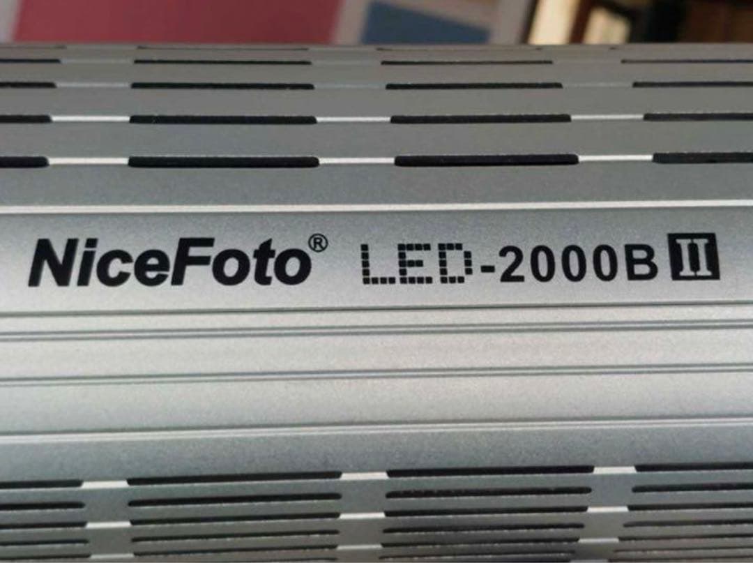 NiceFoto　LED200w  3200K/5600K 静音ファン