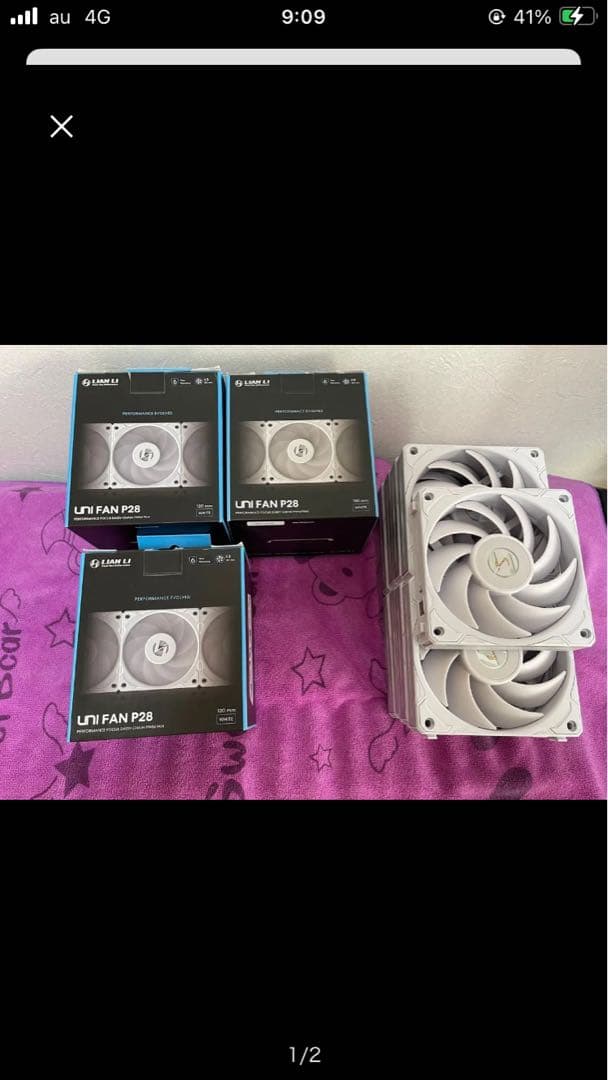 Lian Li UNI FAN P28 ホワイト ９個セット