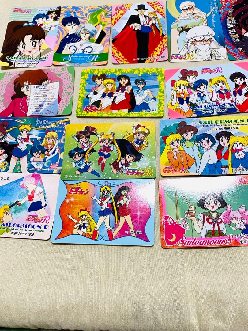 セーラームーン トレーディングカード セット　当時物レトロ　レア