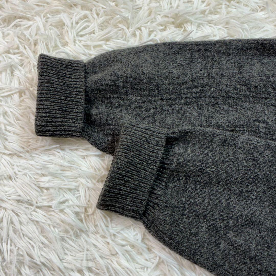 希少✨️90's ポロスポーツ ラルフローレン ウール100%ニット 霜降りグレー