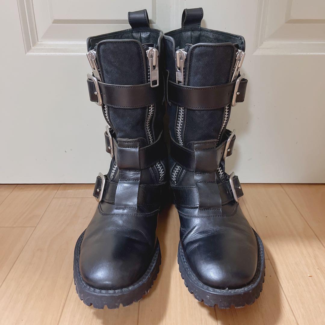 LIMI feu リミフゥ レザーブーツ