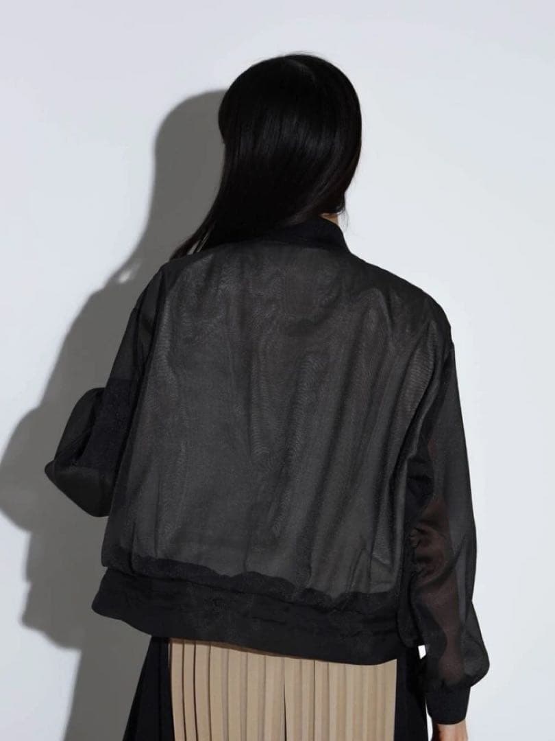 新品✨YAMADAYA RADIATE シフォンミリタリーブルゾン　黒