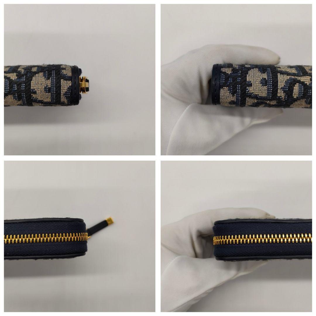 【新品未使用・現行品】ディオール オブリーク ラウンドジッピーウォレット 長財布