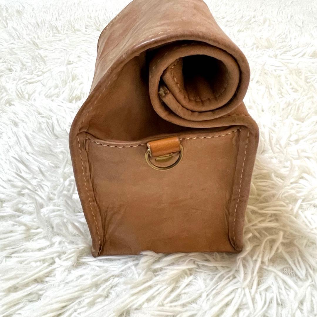 Laluce　ラルーチェ　バゲットバッグM　normal　ヌメ革　革タグ　肩紐