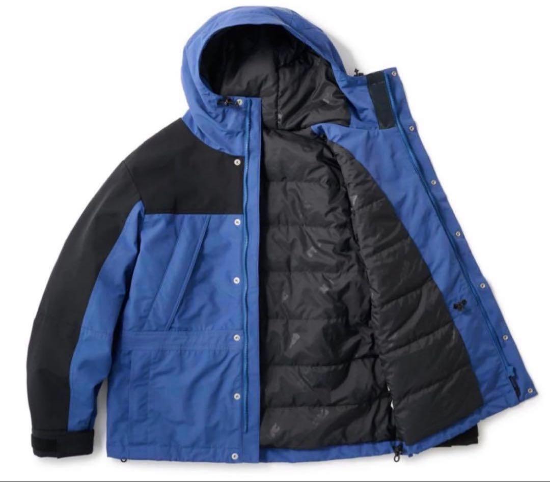 FTC マウンテンパーカー 青と黒
