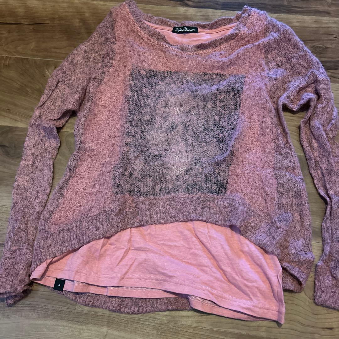 ヒステリックグラマー　コートニーラブ　COURTNEY LOVEニットタンク長袖