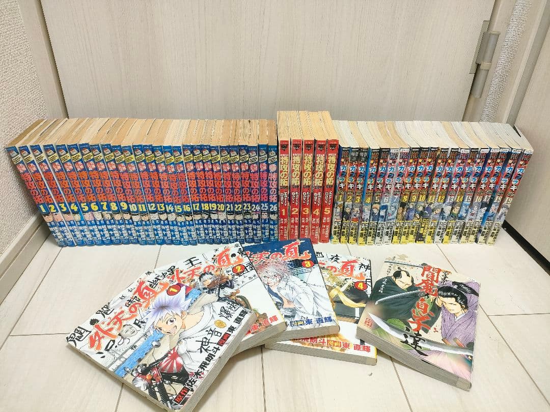 特攻の拓、特攻の拓外伝、爆音伝説カブラギ、外天の夏、閻魔の息子達