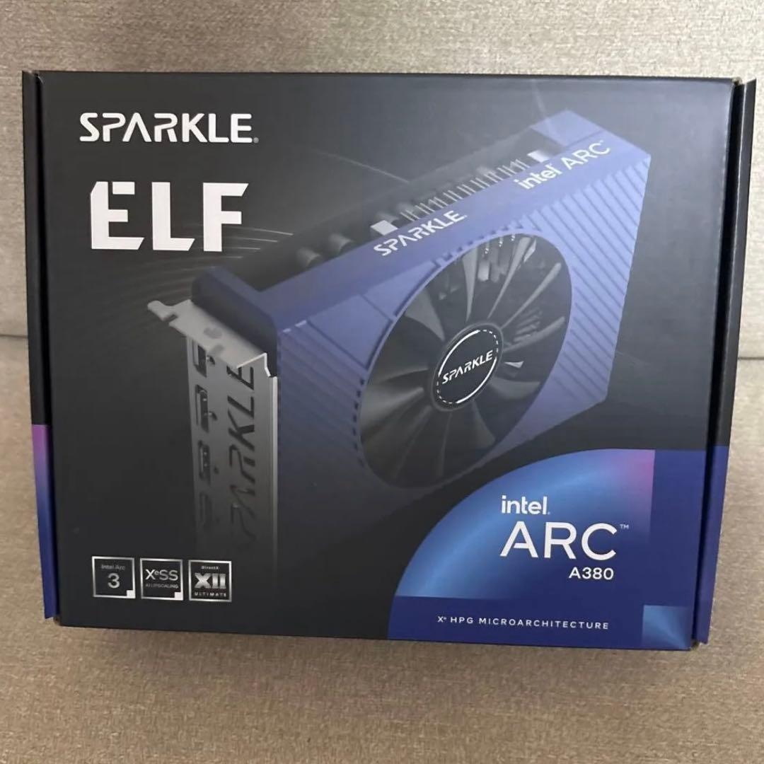 グラフィックボード・グラボ・ビデオカード Intel Arc A380 SPARKLE