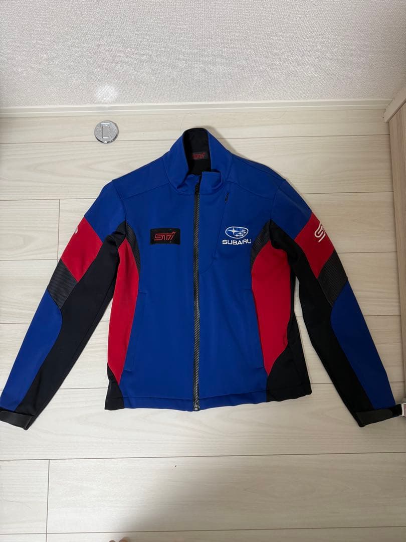 SUBARU STI ジャケット 青赤黒