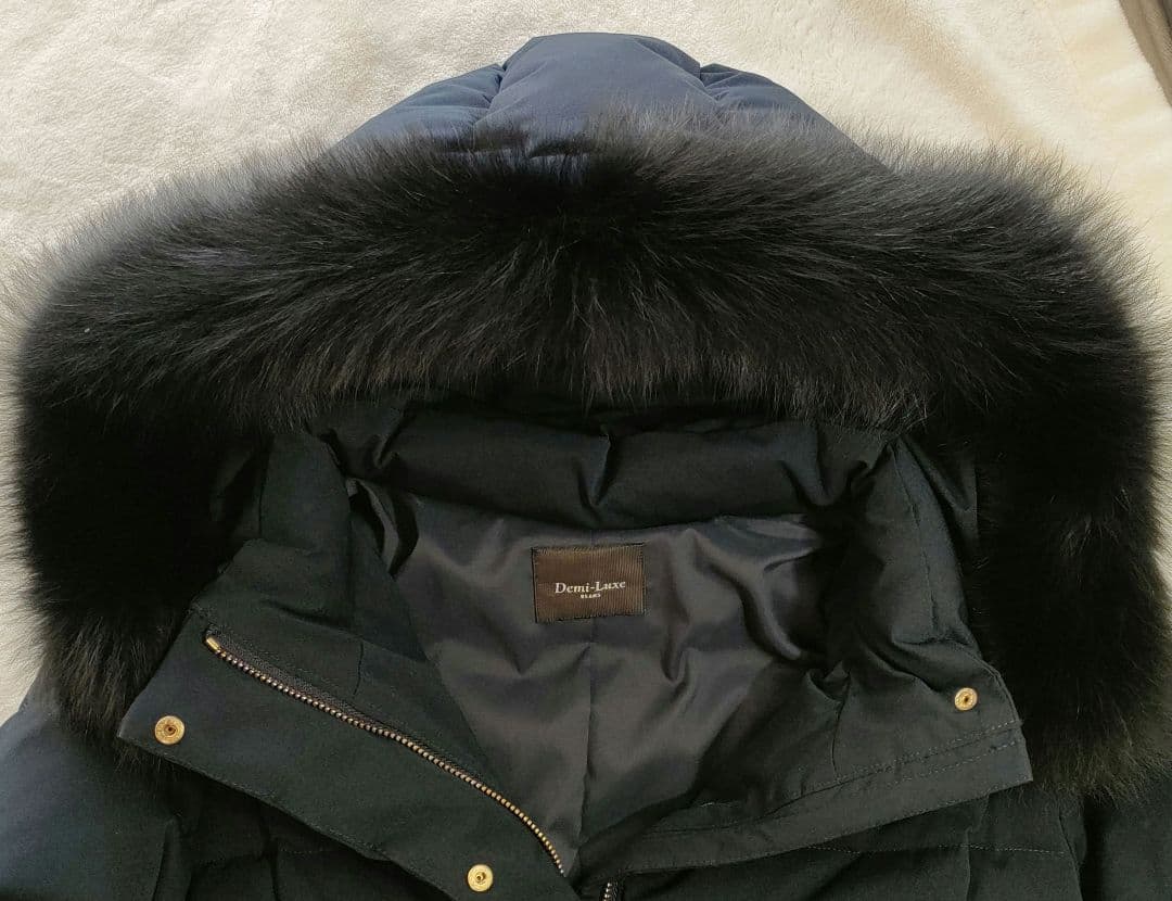 Demi-Luxe BEAMS ロングダウンジャケット フォックスファー 36