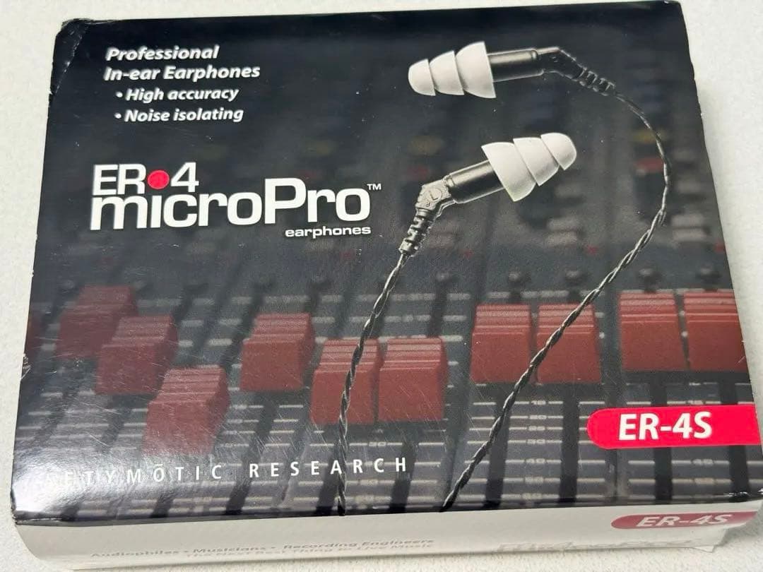 ETYMOTIC RESEARCH ER-4S 国内正規品 サウンドハウス購入品