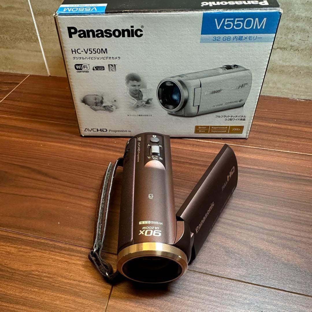 Panasonic HC-V550M-T ビデオカメラ 2036