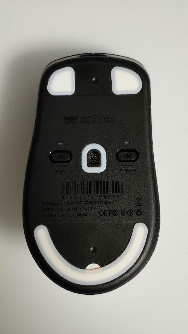 マウス・トラックボール WAIZOWL OGM PRO WIRELESS V2 TYPO BLACK