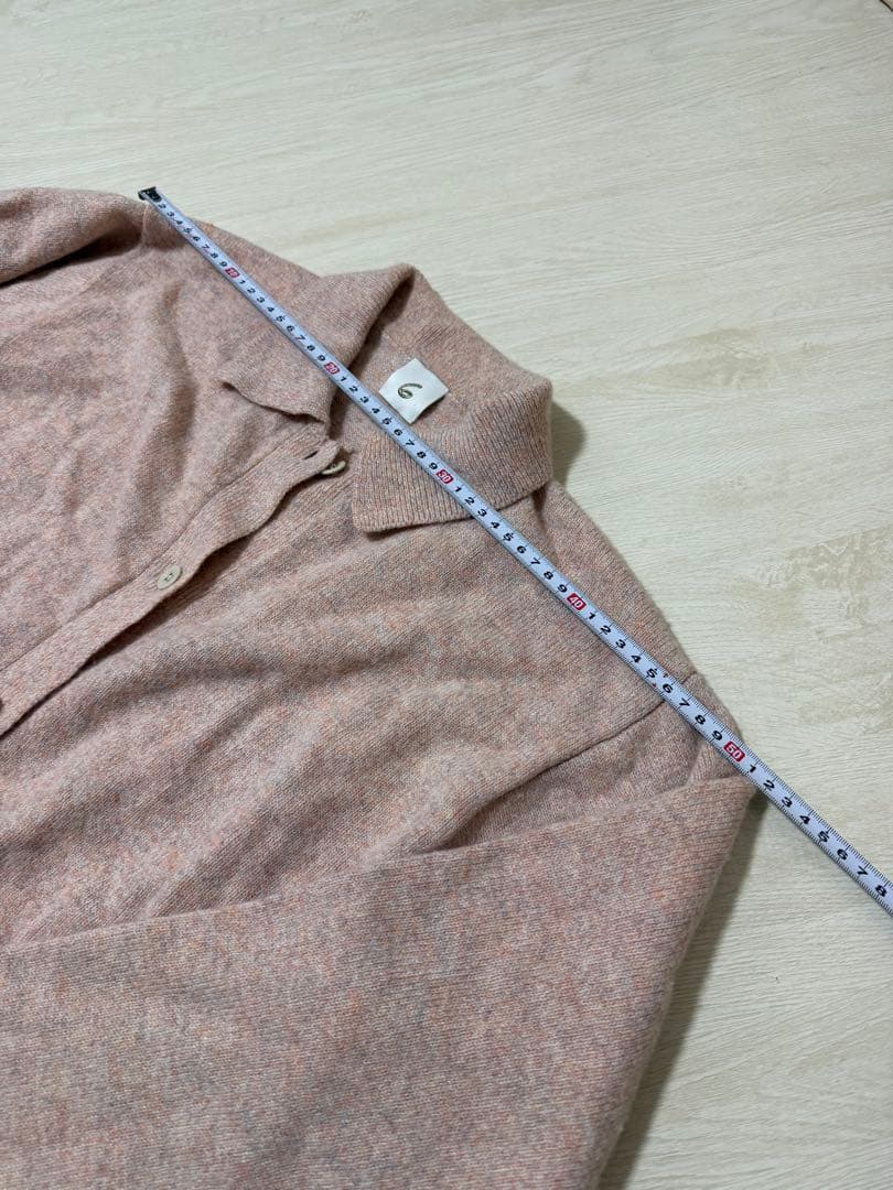 roku 6 ニットカーディガン　グローブ付き