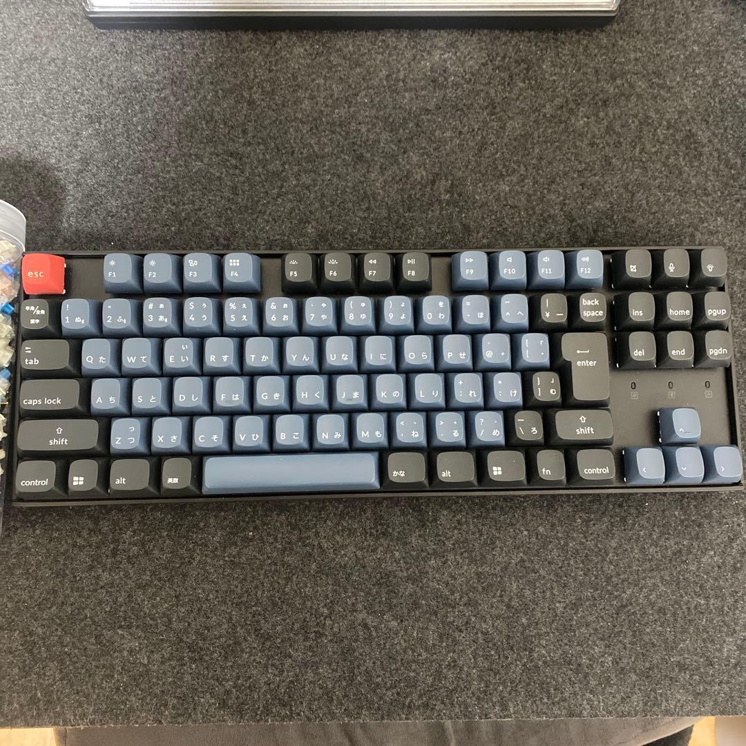 Keychron K8Pro 静音茶軸+青軸キースイッチ
