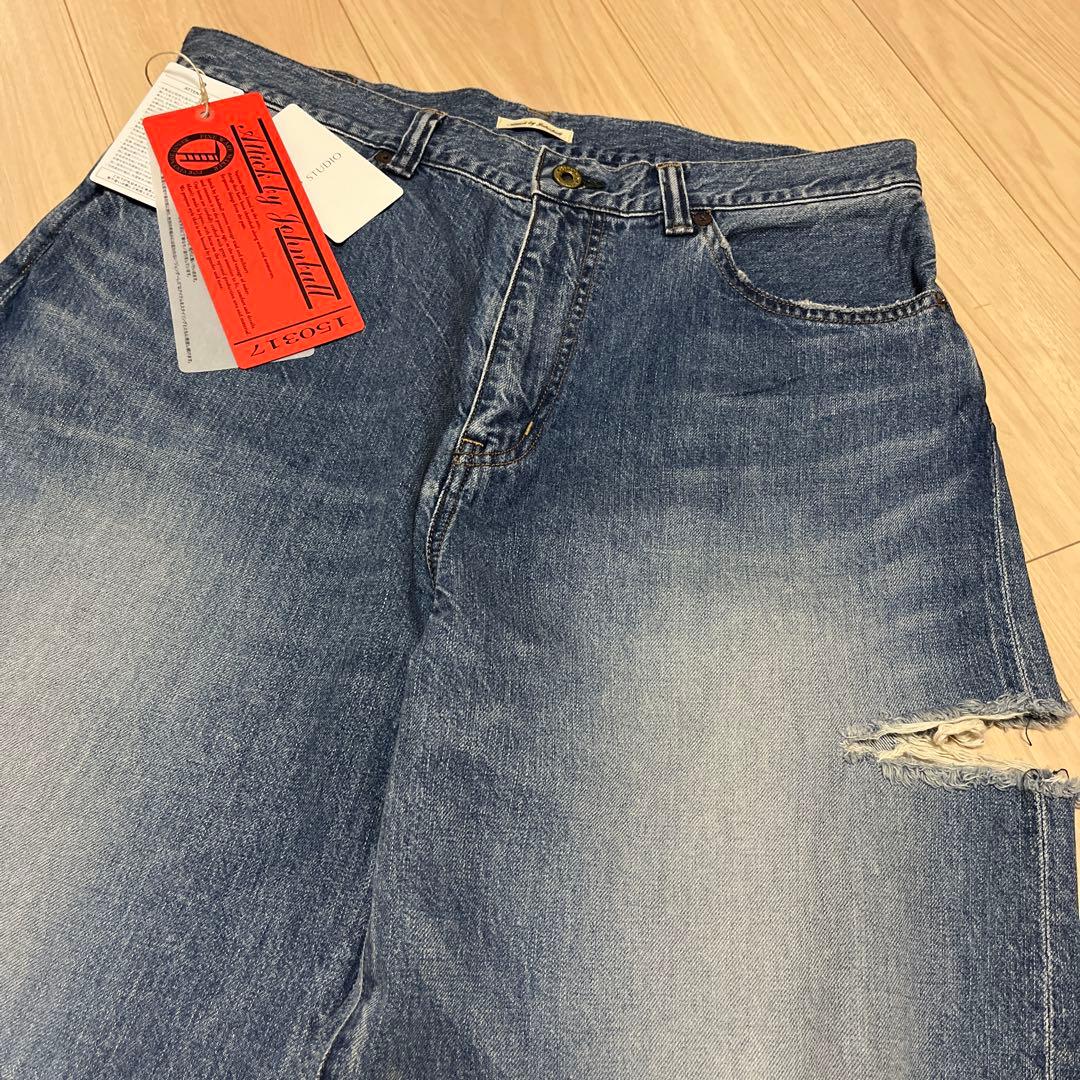 AP STUDIO Attick by Johnbullダメージワイドデニム