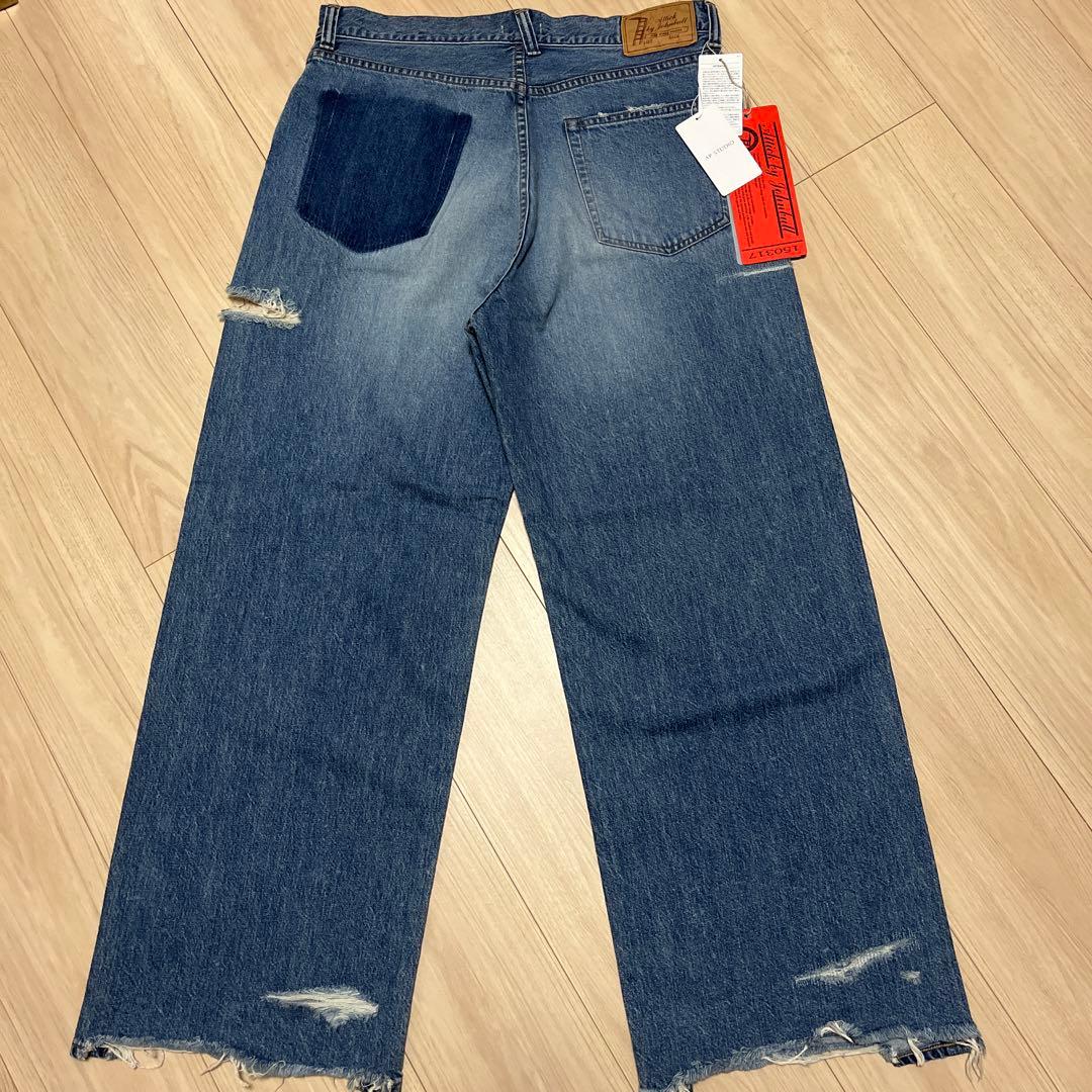 AP STUDIO Attick by Johnbullダメージワイドデニム