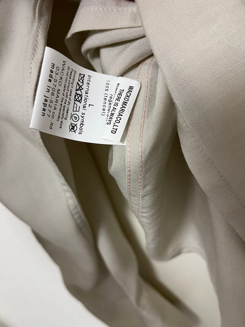 ワコマリア25FW 50sシャツ　L