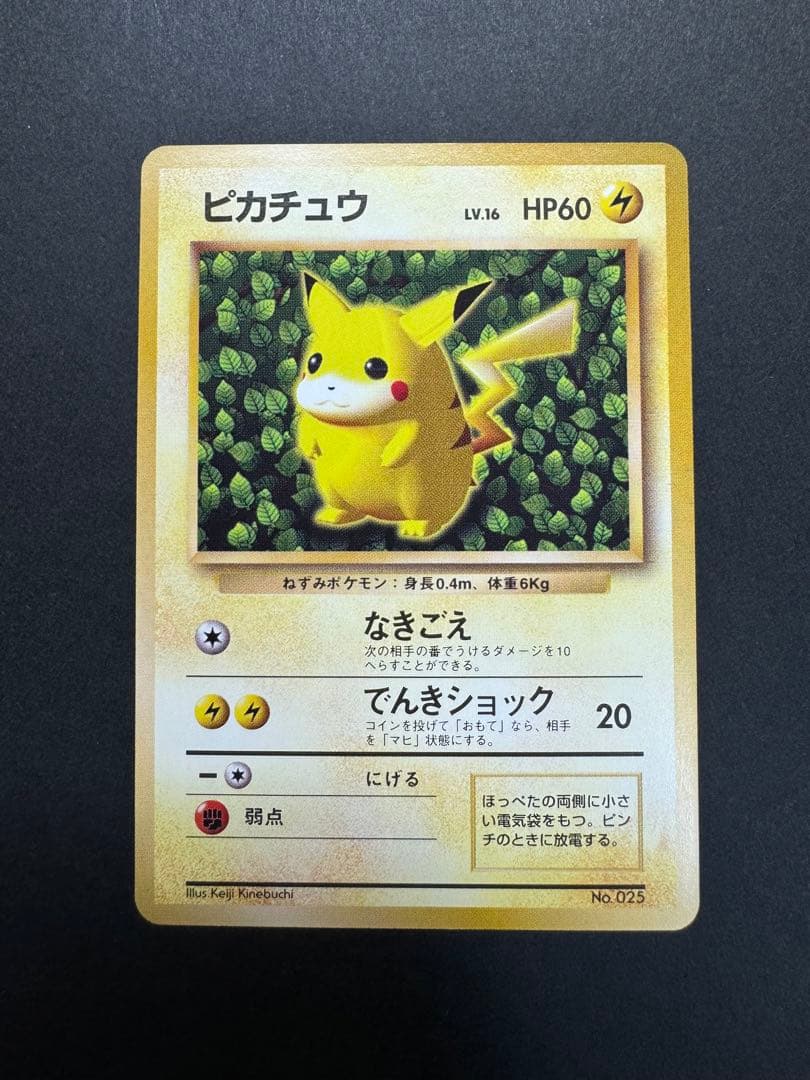 ピカチュウ　旧裏　すぐわかるポケモンカードの遊びかた　光沢なし