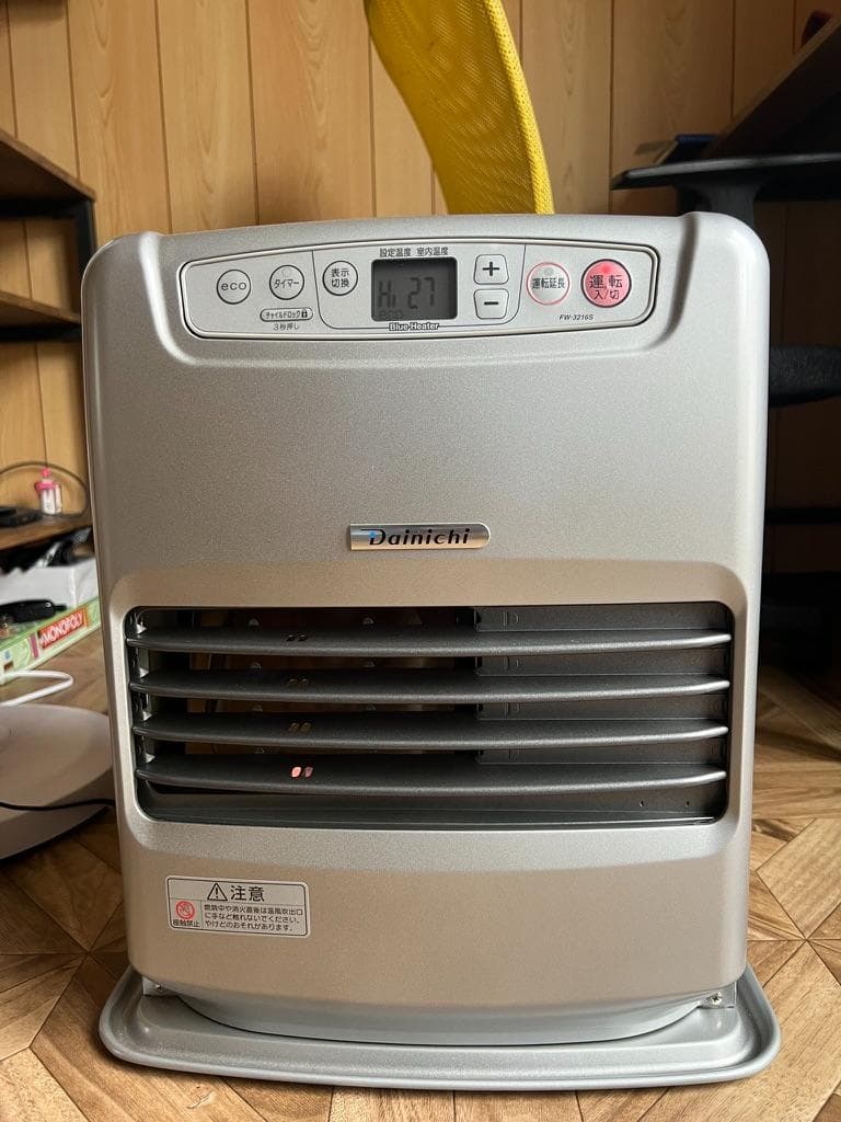 ダイニチ FW-3218S 石油ファンヒーター 燃料缶・自動電動給油ポンプ付き